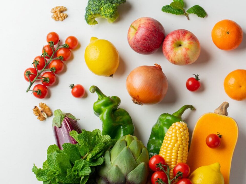 Healthy Groceries in a paper bag