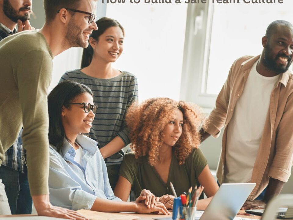 Diverse Team meeting and smiling